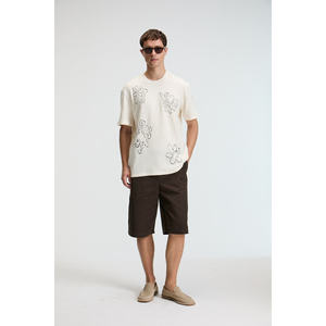 T-shirt da uomo GRIMELANGE BAGGY in 100% cotone, vestibilità oversize, stampa, manica corta, girocollo - Product Image 4