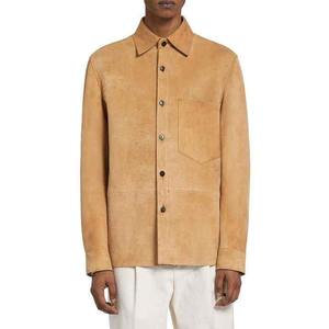 Full Sleeve Latest Design Men <b>Leather</b> <b>Shirts</b> OEM Waterproof High Quality Men <b>Leather</b> <b>Shirts</b> OEM and ODM Service - Product Image 6