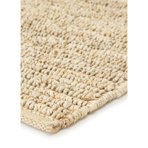 Alfombras de Yute y Cáñamo Tejidas a Mano Nomadic Threads Gi-07 Beige Marrón, Rectangulares de Color Sólido para el Hogar, Dormitorio, Pasillo, Hechas en Jaipur ZA - Product Image 3