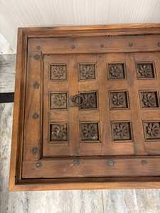 Table basse moderne de luxe en bois massif avec hauteur réglable, design personnalisable pour salon, chambre, salle à manger, villa, décoration intérieure - Product Image 5