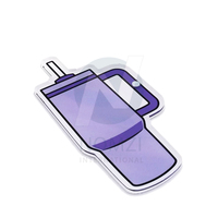 Nouveau Logo Personnalisé Coupe Stanley Durable Acrylique Cils Carreaux Plateaux Fluffy Cils Extension Titulaire Palette Outil Verre Marque Privée