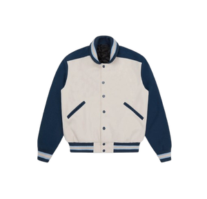 Veste d'hiver universitaire en laine et polyester pour homme, haute qualité, coupe-vent, personnalisable, style varsity. - Product Image 5