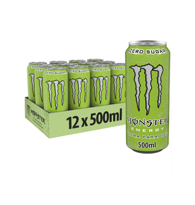 Boisson énergisante authentique Monster Ultra Paradise sans sucre, 24x500ml, 160mg de caféine, saveur kiwi-lime, vente en gros, approvisionnement en vrac - Product Image 1