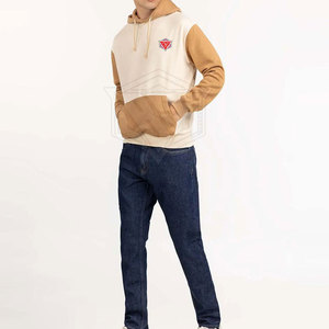 Sudaderas con Capucha de Bloques de Color de Talla Grande con Etiqueta Privada OEM, Sudaderas de Forro Polar con Capucha de Bloques de Color - Product Image 5