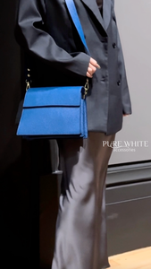 Italian Handcrafted Multi-Compartment Leather <b>Shoulder</b> <b>Bag</b>-PS565 - Product Image 6
