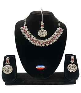 8638 elegante conjunto de collar de Gargantilla clásica para mujer con pendientes para fiesta y aniversario eventos tradicionales Idea de regalo - Product Image 5