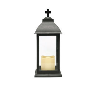 <b>Black</b> Plating Iron <b>Lantern</b> for Garden Decoration at Wholesale Price European Style <b>Lantern</b> Antique Home Decoration - Product Image 2