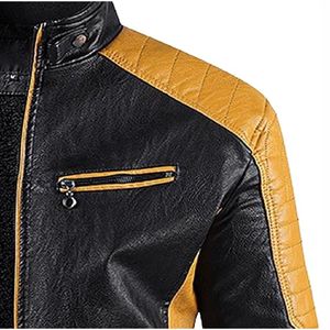 Vente en gros Veste en cuir vintage décontractée, manteau, vestes en cuir pour hommes - Product Image 6