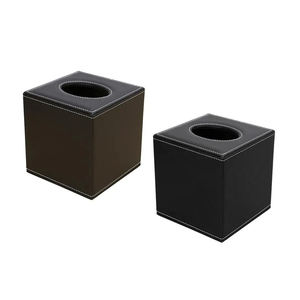 <b>Tissue</b> <b>Box</b> Kitchen and Bathroom <b>Tissue</b> <b>Box</b> Household Room Storage Desktop Napkin <b>Holder</b> <b>Tissue</b> Storages Leather <b>Box</b> - Product Image 4