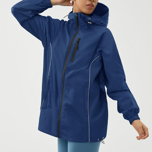 Randonnée en plein air pour femmes matelassé respirant toile coupe-vent multi-poches vestes zippées taille régulière Offre Spéciale - Product Image 2