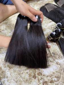 ผมต่อแบบตรงจากเวียดนามผมตรงจากกระดูกผมแท้ขนาด12นิ้ว - Product Image 2