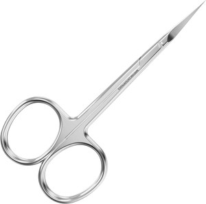 Tijeras de manicura de alta calidad, tijeras para cutículas de punta fina, hoja recta afilada, tijeras curvas de acero inoxidable para un corte preciso - Product Image 2