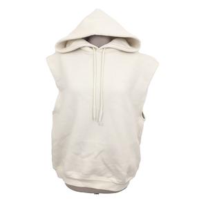 Top Offer Custom Pullover Hoodies for Men Any Size Boxy Fit <b>Hoodie</b> without Zipper <b>Sleeveless</b> Hoodies for Men - Product Image 5