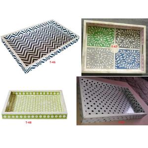 Plateaux de service réutilisables de qualité supérieure Formes personnalisées Imprimer Petit-déjeuner durable Déjeuner Dîner Utilisation avec incrustation d'os Ustensiles de cuisine - Product Image 5