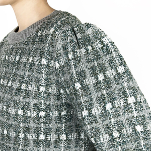 Pull chaud doublé en polaire pour femmes Pull d'hiver tricoté à manches longues pour femmes Look décontracté Pull classique à col rond - Product Image 6