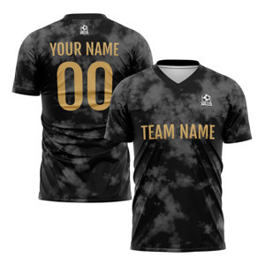 Camisetas de Fútbol Personalizadas con Logotipo, de Manga Corta, Secado Rápido, Transpirables, Cuello en V, para Adultos, Nombre del Equipo, Número, Elásticas en Cuatro Direcciones - Product Image 5
