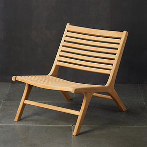 เก้าอี้เลานจ์กลางแจ้งไม้สักฮาวาน่าสําหรับเฟอร์นิเจอร์ภายนอก - Product Image 1