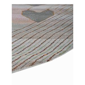 Alfombra Manchaha Azul de Lana y Seda de Bambú Anudada a Mano, Diseño Geométrico Clásico de Gran Tamaño para el Hogar, Sala de Estar, Pasillo - Les-2123 - Product Image 4