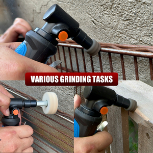Lematec <b>Mini</b> Pneumatic Air Die <b>Grinder</b> 1/4 In 90 Degree Head Variable Speed For Metal Grinding Polishing DIY Industrial Use - Product Image 5