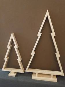 DÉCORATION ARBRE DE NOËL DÉCORATION ÉCOLOGIQUE CADEAU FAIT MAIN Arbre en bois ornemental fabriqué en cerisier un arbre pour toute saison - Product Image 6