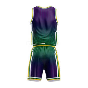 Ensemble de maillots de basket-ball en vente chaude, bon marché, de qualité supérieure, meilleur prix, nouveau design, uniforme de basket-ball - Product Image 3