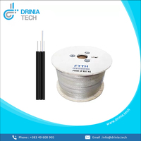 Enrutador inalámbrico de banda más vendido de calidad superior, cable de caída plana G.657 A2 de 1000m a precio de mayorista