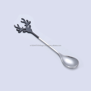 Cuchara de postre con forma de cabeza de ciervo de la mejor calidad - Product Image 3