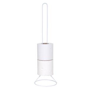 MSV 140466 - Set WC in Metallo e Acciaio Inossidabile, 30 x 20 x 110 cm - Product Image 2