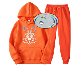 Custom Design Sweatshirt and <b>Sweatpants</b> <b>Set</b> High Quality Tracksuit Heavy Weight Flared <b>Sweatpants</b> and Hoodie <b>Sets</b> - Product Image 6