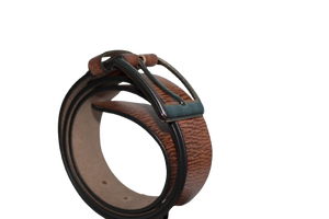 Ceinture de profil en cuir de vache pur de style décontracté avec alliage pour boucle personnalisable du fournisseur en gros - Product Image 4