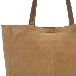 Bolso de mano bohemio vintage de grano completo de cuero suave tostado de oro amarillo metálico fino napped Suede Top Indian Supplier Manufacture - Product Image 6