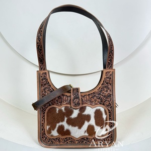 กระเป๋าหนังวัวแท้สำหรับผู้หญิงดีไซน์ทันสมัยมาใหม่แบบ2 in 1คาดลำตัวแบบถังและสลิงกุลสตรี - Product Image 1