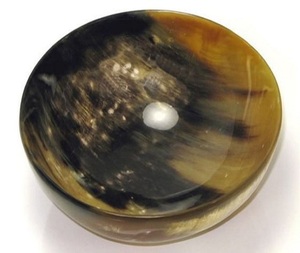 ชามฮอร์นธรรมชาติชามตกแต่งด้วยมือสำหรับใช้ในบ้านให้เป็นของขวัญชามเขาควายขัดเงาอุปกรณ์สำหรับห้องครัวและรับประทานอาหาร - Product Image 1