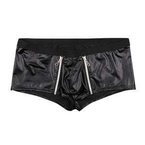 Men Breathable <b>Leather</b> Shorts Real <b>Leather</b> Slim Fit Gym Short All Custom Waist Size Available Men's <b>Leather</b> Shorts OEM ODM - Product Image 3