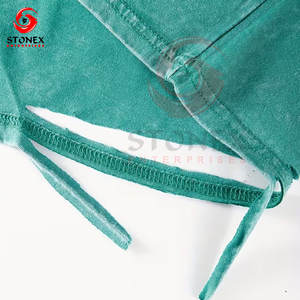 T-shirts unisexes pour femmes, lavage à l'acide, délavés, personnalisés en gros, été, séchage rapide, haute qualité - Product Image 6