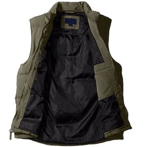 Chalecos sin mangas acolchados de burbujas reversibles para hombre, chalecos y chalecos transpirables de algodón cálido para invierno - Product Image 6