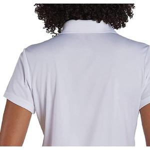 Polo en coton solide à séchage rapide pour femmes à manches courtes Style athlétique décontracté avec col tournant adapté à la vente en gros - Product Image 5