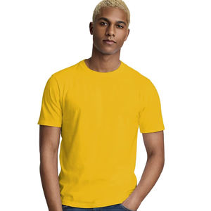 T-shirt uni pour homme en polyester, t-shirt rapide, impression par sublimation personnalisée, logo unisexe, t-shirt de sport pour homme - Product Image 4