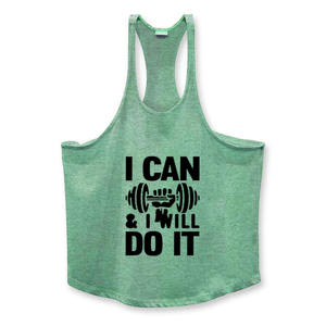 Musculation Stringer débardeur couleur personnalisée sans manches hommes Fitness gilet maillots vêtements de sport entraînement débardeur - Product Image 5