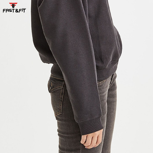 Sudaderas con capucha personalizadas, transpirables, de punto, estampadas, estilo casual, con hombros caídos y diseño transpirable. - Product Image 6