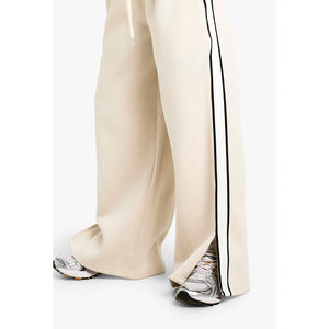 Pantalones Deportivos Cómodos para Mujer, Forro Polar Ligero, Cintura Ajustable, Corte Regular, Pantalones Jogger, Ropa Urbana, Planos, Perfectos para el Gimnasio - Product Image 4