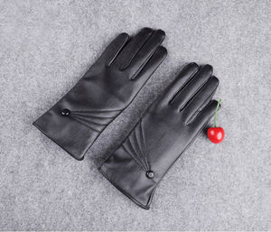 Gants d'hiver personnalisés en cuir, chauds, mode pour hommes et femmes, style uni, couleur personnalisée, pour un usage quotidien décontracté - Product Image 3