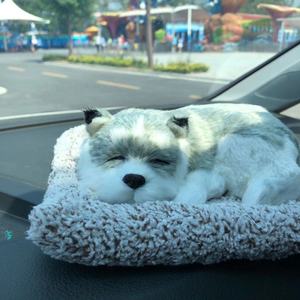 อุปกรณ์ตกแต่งรถทำจากเรซินให้ความสดชื่นในรถรูปอนิเมะนอนสุนัขทำด้วยมือที่สมจริง - Product Image 4