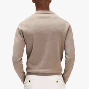 Respirant laine concepteur hommes chandails hiver mode blanc personnalisé pulls à col rond hommes 2026 - Product Image 3