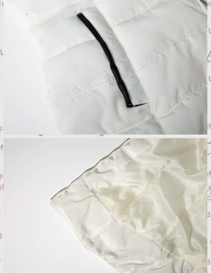 La mejor calidad Ming recién llegados mujer ropa de invierno prendas de vestir chaqueta acolchada gruesa cremallera cuello alto abajo burbuja abrigo transpirable - Product Image 4