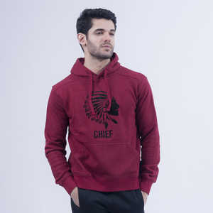 Sudadera con Capucha Color Granate Esencial - Tallas XS/S/M/L/XL - Product Image 1