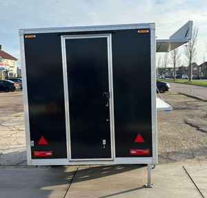 Remolque de Comida Móvil de 10 pies, Color Negro, 2025, el Más Vendido, para Catering y Venta Ambulante, con Interior de Acero Inoxidable - Product Image 4