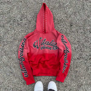 Sweat-shirts délavés à l'acide fabriqués au Pakistan, vêtements décontractés, sweat-shirts délavés à l'acide, basiques en coton mélangé, logo personnalisé, sweat-shirts délavés à l'acide - Product Image 3