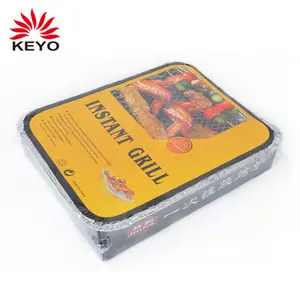 Hot Sale Cheaper Price One Time Aluminium Foil Instant Charcoal Barbecue Disposable Grill For BBQ