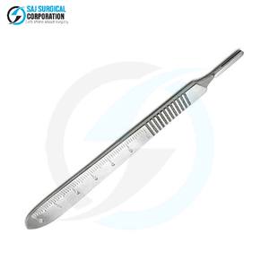 Manche de scalpel chirurgical manuel de précision en acier inoxydable certifié CE Classe II pour une utilisation en chirurgie générale Contrôle de la précision - Product Image 3